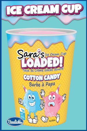 12oz Cotton Candy Ice Cream Cup